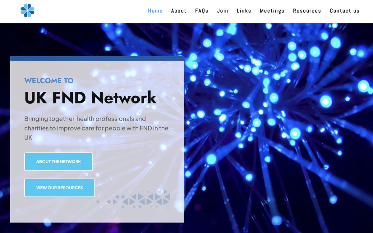 Delighted to launch our new website ukfndnetwork.org – The UK FND Network brings together FND voluntary sector organisations and representatives of professional organisations to improve services for FND in the UK 1/7  #FND #NHS