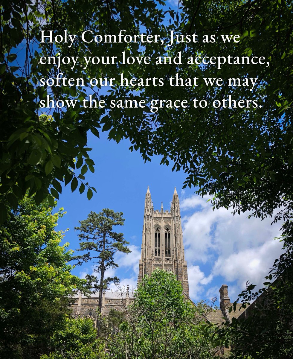 'Holy Comforter, Just as we enjoy your love and acceptance, soften our hearts that we may show the same grace to others.'
— Angela Flynn, coordinator for worship and ministry, in Sunday's Prayers of the People