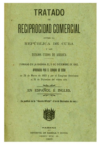 121 años del Tratado Permanente de Reciprocidad entre #Cuba🇨🇺 y los #EEUU🇺🇸 que impuso la Enmienda Platt, con la cual se aseguraban el derecho de intervenir en Cuba, estado de cosas que solo sería cambiado con el proceso revolucionario y el triunfo del 1ro. de Enero de 1959.