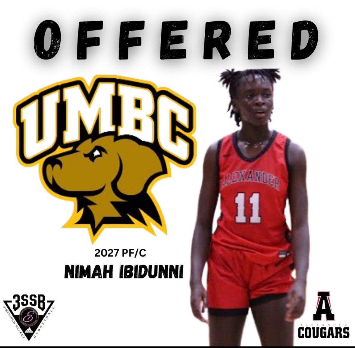 After a great conversation with Coach Hill ⁦⁦⁦@walker_coach⁩ I'm blessed to receive my first D1 offer from University of Maryland. ⁦@UMBCwbb⁩ ⁦@ALX_GBasketball⁩ ⁦⁩ ⁦@HubbardCoach⁩ @EaddieTeamElite⁩ ⁦@coach_aj11⁩⁦@KyleSandy355⁩
