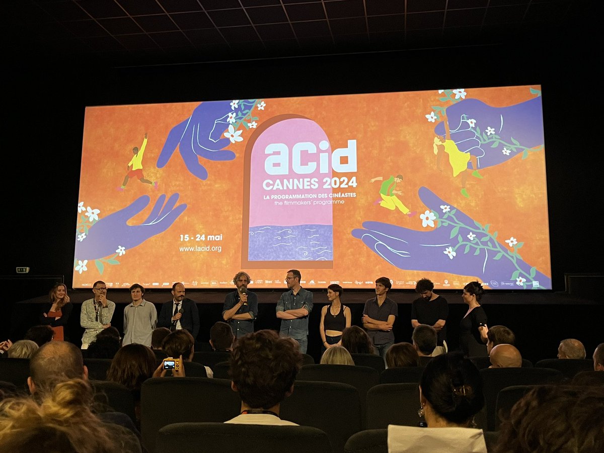 gabolvr's tweet image. Guillaume Brac apresentando o seu documentário “Ce n’est qu’un au revoir”. Bem bonito, doce e simples.