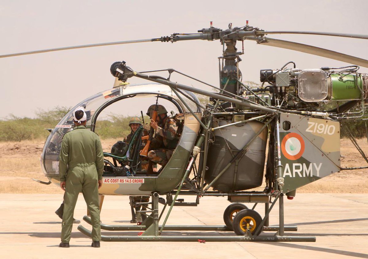 IaSouthern's tweet photo. 'One Team, One Mission'
Valiant warriors of
#BattleAxeDivision conducted Joint #Training with #TharRaptors to hone their skills. Swift insertion techniques & carrying of underslung loads was practised showcasing integration & operational synergy.
#DesertCorps #TrainingTogether https://t.co/cfMIrfJThi