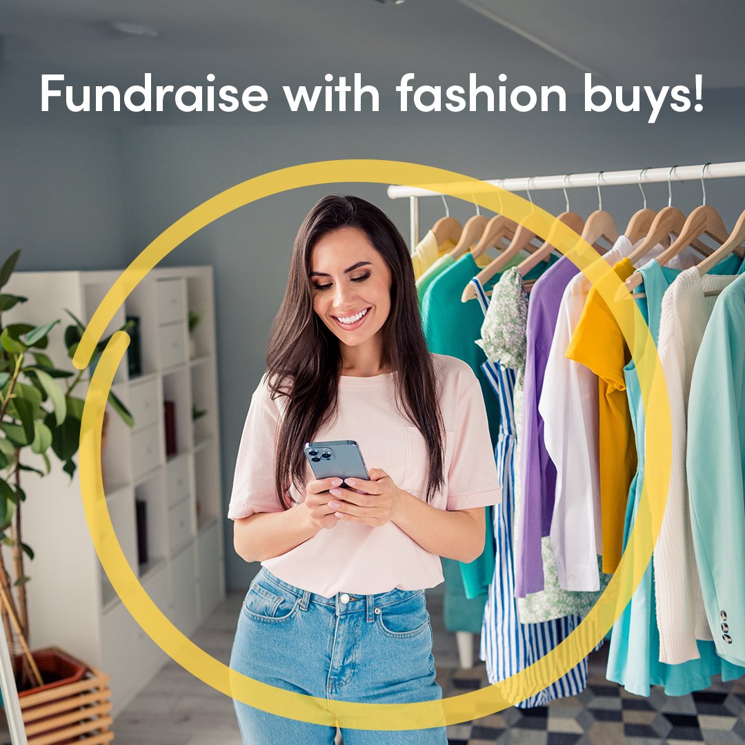 Fundraise with fashion buys! Check out the best discounts that benefit you, and increased donations that benefit your cause 👉 bit.ly/4cKoMh6