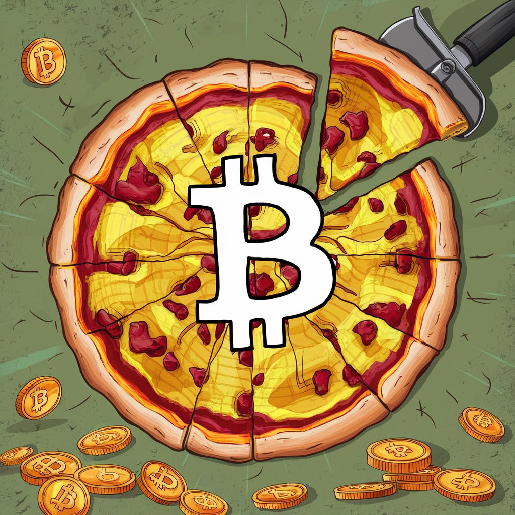 Swan's tweet image. Happy Bitcoin Pizza Day! 🍕🍕🍕

Celebrating 14 years since Laszlo Hanyecz made the first known #Bitcoin commercial transaction: 10,000 Bitcoin for two pizzas!

This historic event marked an incredible moment in Bitcoin's journey. Here's to many more milestones!