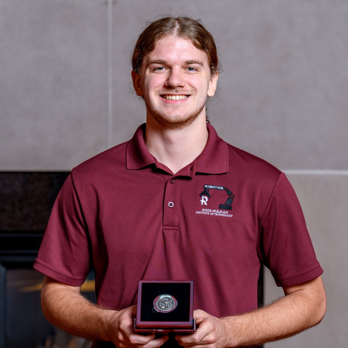 Three students earned top-of-class academic honors at the '24 Honors & Awards Ceremony: McKenna Gumerson, Ben Lyons, & Andrew Kosikowski. Each had the highest academic standing in their classes after the '22-23 school year. Other photos are available at: photos.rose-hulman.edu/Commencement/C…