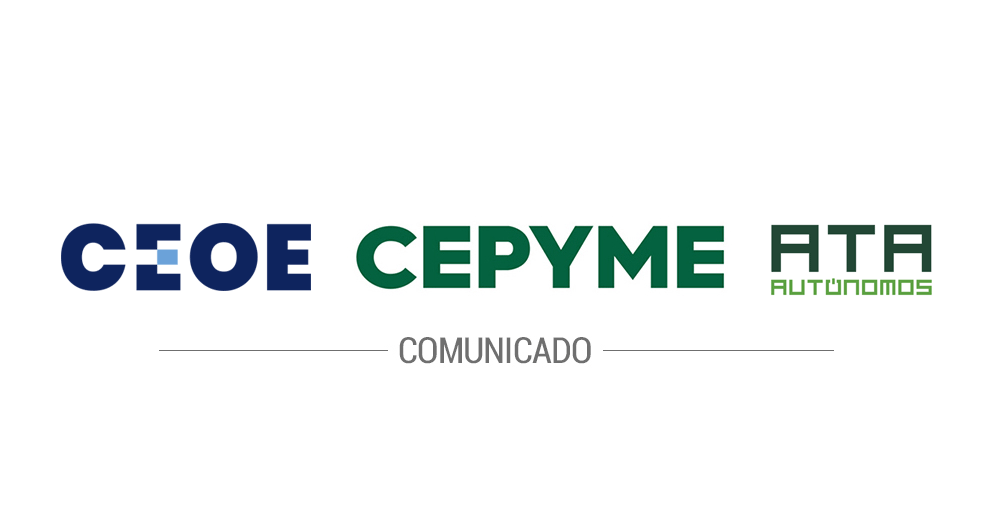 cepyme_'s tweet photo. 📰Comunicado de
@CEOE_ES, @cepyme_ y @autonomosata
sobre el Real Decreto-ley aprobado por el Gobierno y que modifica de forma radical la estructura de la negociación colectiva y vulnera el #diálogosocial
👇
https://t.co/ku1s09hgmv https://t.co/FsEeCPEDOw