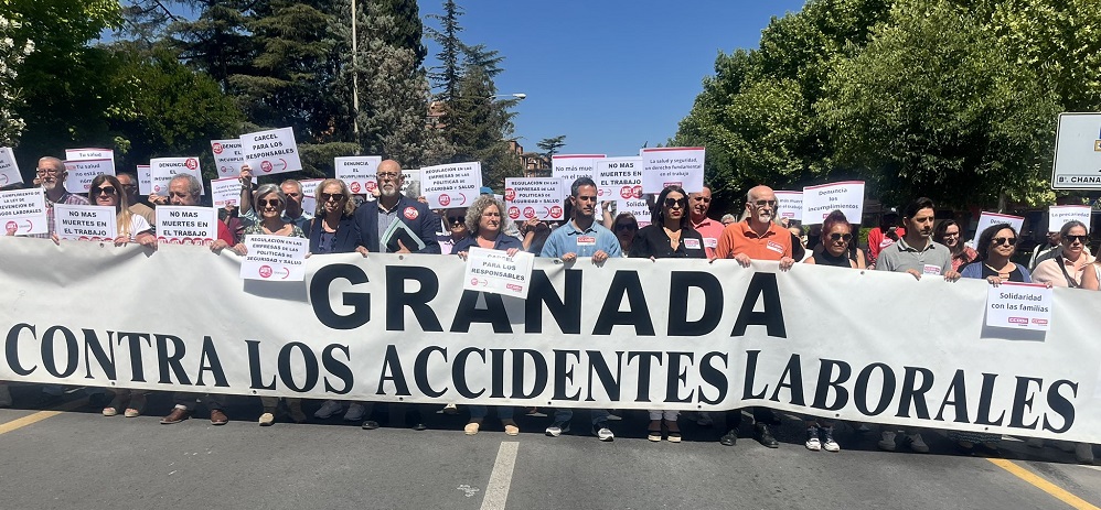 .@UGT_Granada y @ccoogranada denunciarán ante la Inspección y Fiscalía la muerte de un trabajador en Padul 👉Concentración en repulsa por el último accidente laboral de la provincia, el cuarto ocurrido en 2024. elindependientedegranada.es/economia/ugt-c…