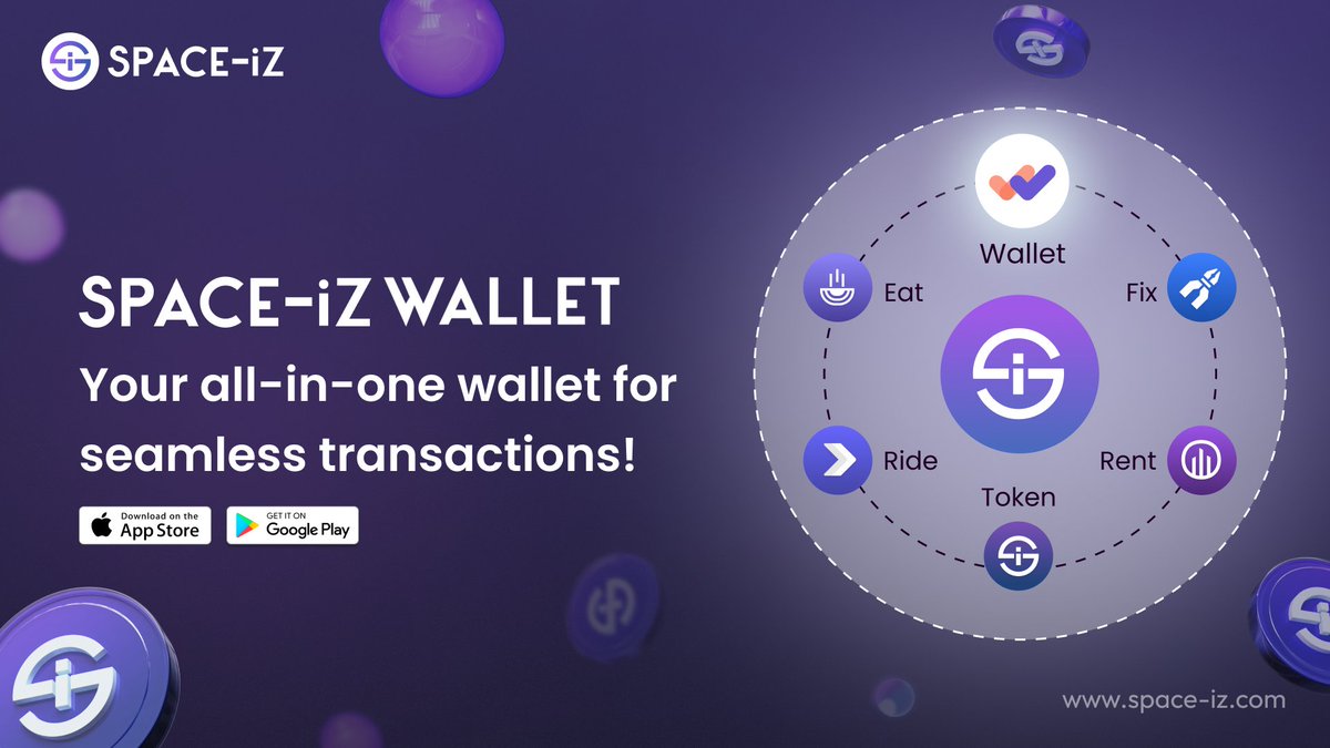 SPACE-iZ Walletis is your all-in-one wallet for seamless transactions in food delivery, ride-hailing, and property rental. Convenience and security are at your fingertips! download now! iOS - apps.apple.com/in/app/space-i… Android play.google.com/store/apps/det…