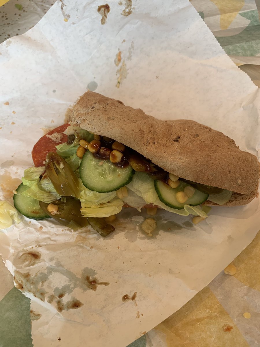 Tim_Hackett's tweet photo. @SubwayUK worst subway I’ve ever had! Not made properly, not toasted properly, not even cut in half! To top it off you were being audited at the time and failed in my opinion. Worst experience ever. https://t.co/1ynPNLxgw1