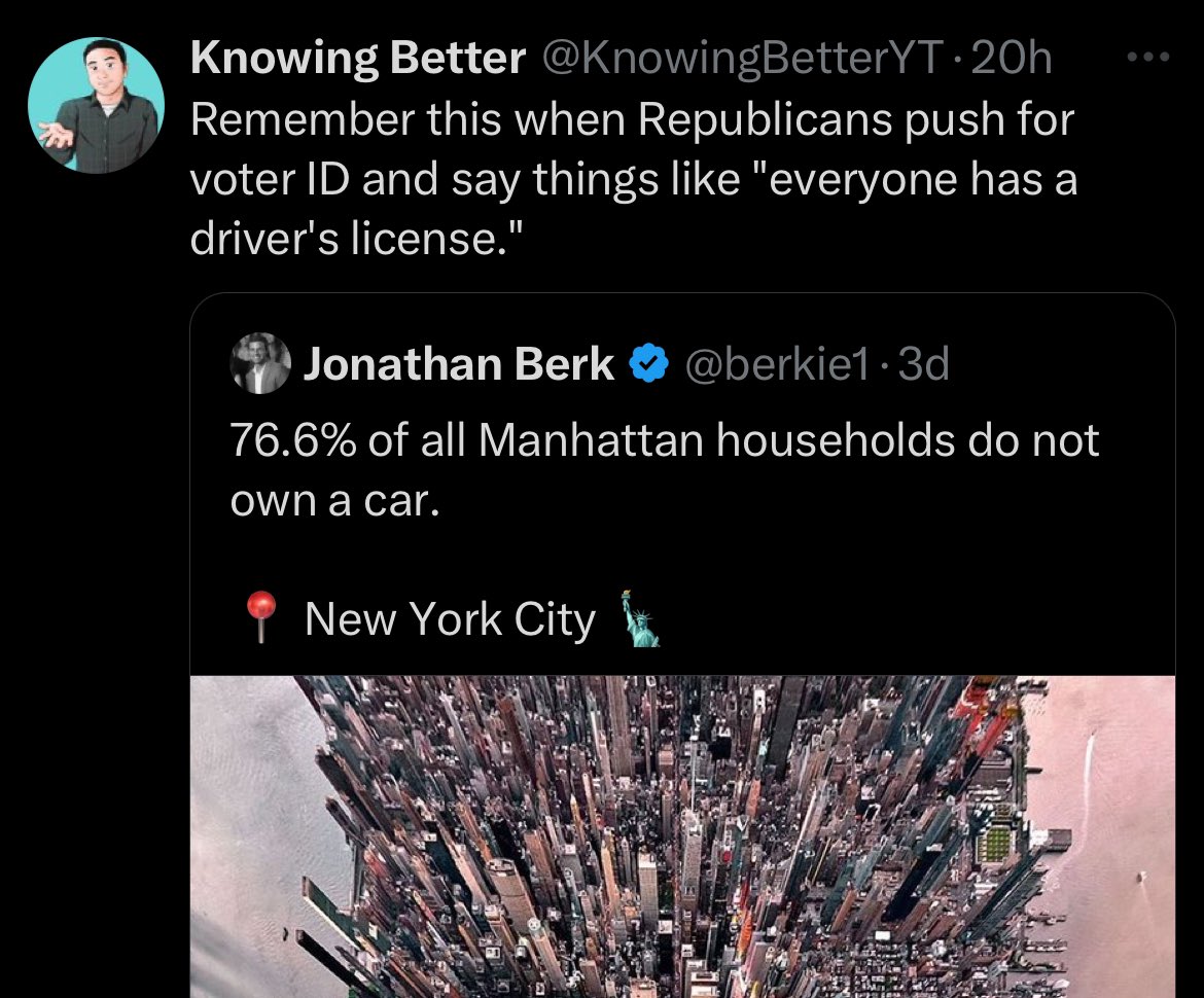 BREAKING: 76.6% of all Manhattan households do not have bank accounts, rent or own their homes, have a cellphone, buy alcohol, fly, or pick up prescriptions.