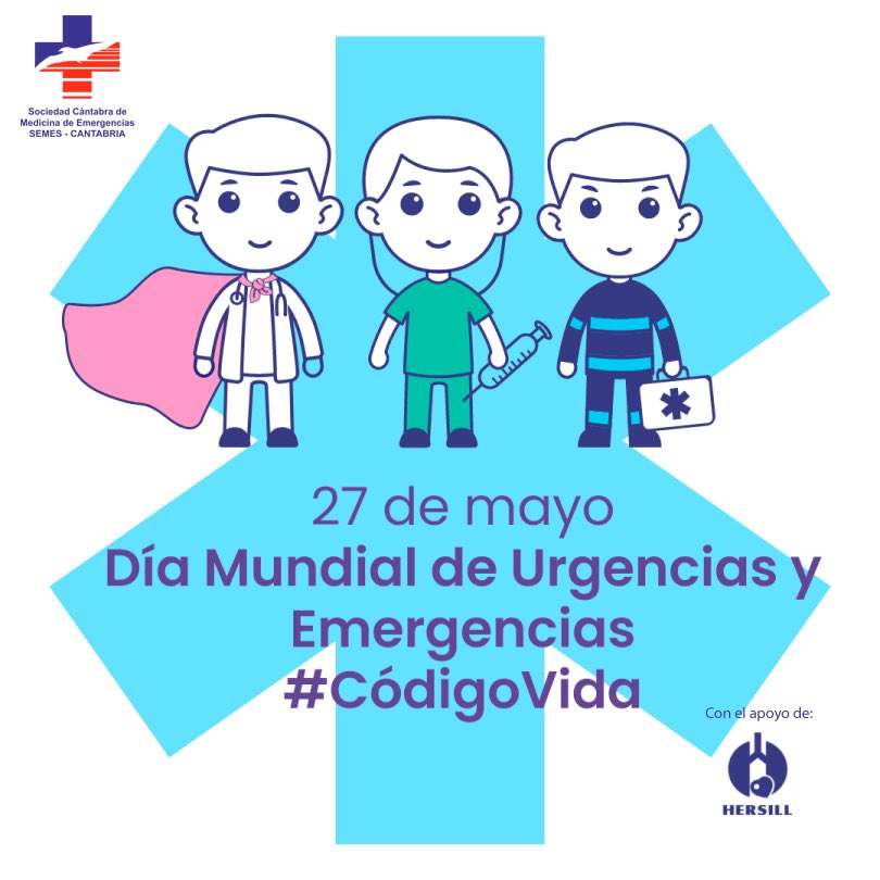 SemesCantabria's tweet image. 🫀 #CódigoVida

Una iniciativa que nace de la importancia de visibilizar las #urgencias, #emergencias y a todos sus profesionales

#orgullodeurgenciólogo #27M #díamundialurgenciasyemergencias