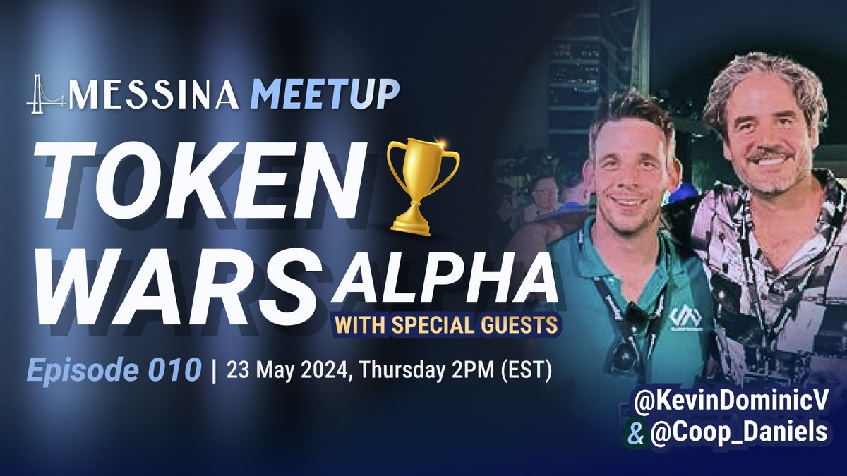 Tomorrow live with @KevinDominicV and @Coop_Daniels🎙️ Let's chat $NIKO vs $COOP and Token Wars!🥊 Tomorrow 2pm EST! x.com/i/spaces/1owxw…