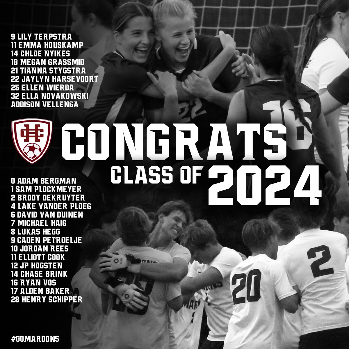 Congratulations to the 2024 graduates!  

Once a Maroon, always a Maroon!