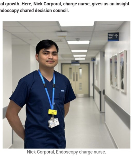 IEN_Imperial's tweet image. Like a proud parent, our team is beaming with pride seeing Nick, from Cohort 10, showcasing the excellent work he&apos;s doing in Endoscopy and being a part of the Shared Decision Council @ImperialPeople 

@MLU_PTE @cleonvillapalos @emerdiegoRN @marlonph5 @MejaresRaiza @PriscaDeLisle