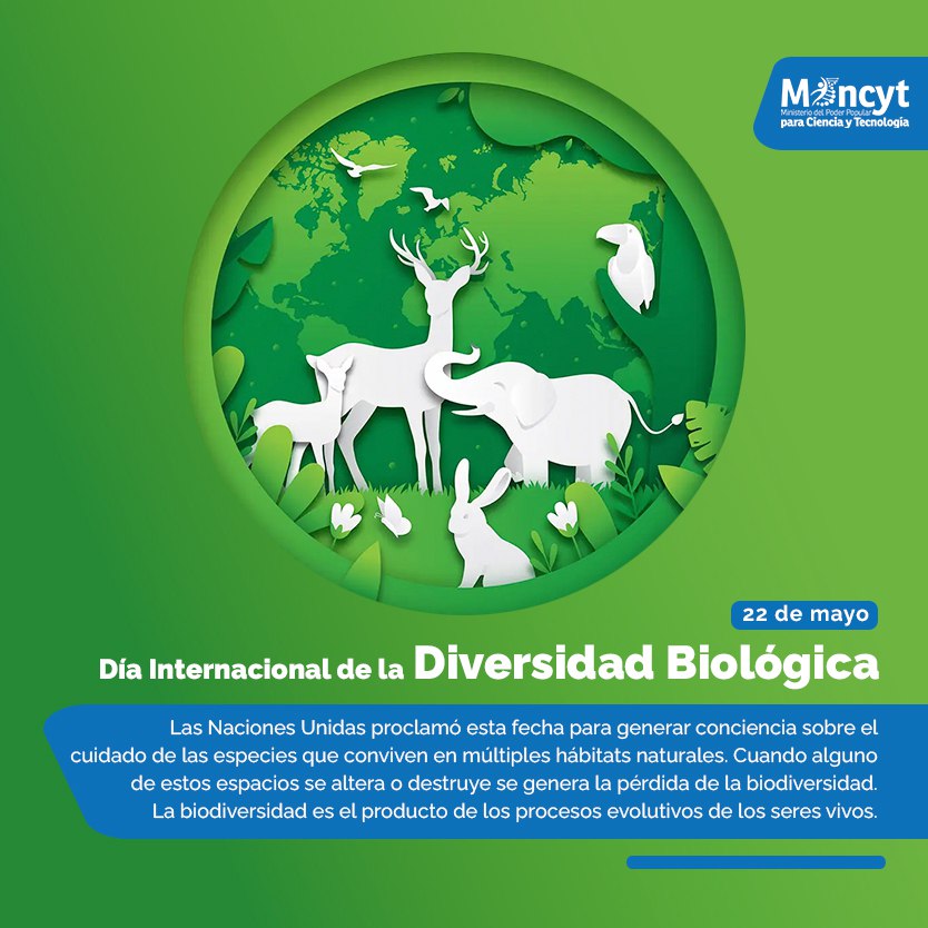#Efemérides | #22May Día Internacional de la Diversidad Biológica 🫎🌱🦃

#PuebloMaduroPaLasQueSea