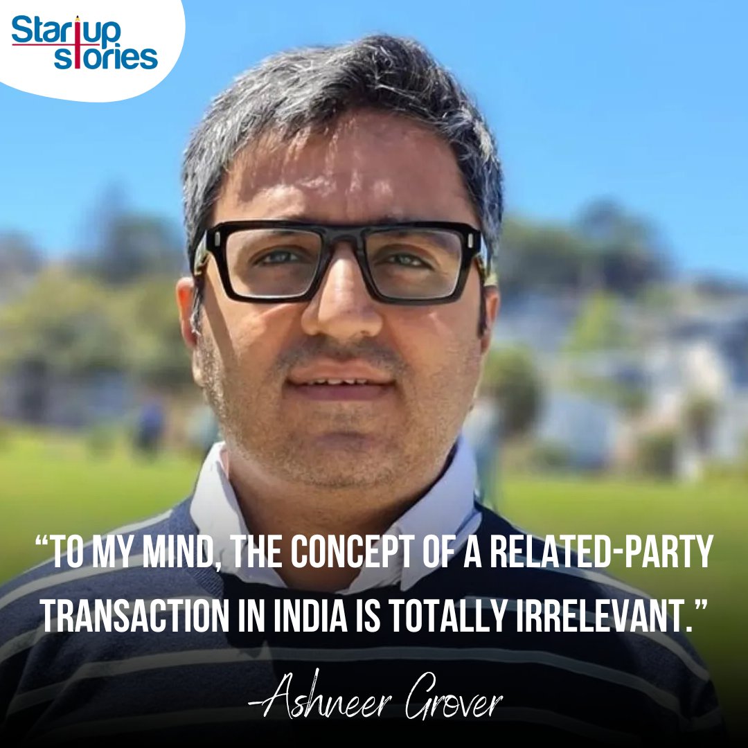 Ashneer Grover's take on related-party transactions in India.

#StartupStories #SS #SharkTankIndia #BharatPe #RelatedPartyTransaction #Entrepreneur #Business #Startup #Finance