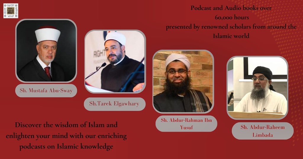 quranicthought.com/podcasts-and-a…

#islamic #thought #knowledge #wisdom #islamicknowledge #podcast #books #islamicworld #mustafaabusway #tarek #islamicworld