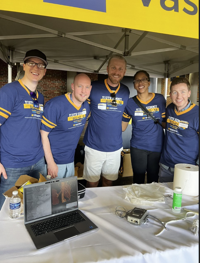 Sending a big shout out to our residents who volunteered to represent Vascular Surgery at the Big House for the 3rd Annual Youth Summit! What a great experience!