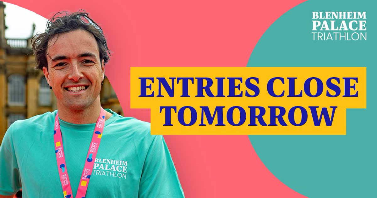 Blenheim Palace Triathlon (@blenheimtri) on Twitter photo Friendly reminder: Less than 48 hrs left to sign up for Blenheim Palace Triathlon 2024! Get excited for all of this...
π Friendly environment β Chip-timed β Closed roads π
 Finisher medal π Finisher t-shirt π Stunning scenery
Enter now: bit.ly/3UvuHA7 Friendly reminder: Less than 48 hrs left to sign up for Blenheim Palace Triathlon 2024! Get excited for all of this...
π Friendly environment β Chip-timed β Closed roads π
 Finisher medal π Finisher t-shirt π Stunning scenery
Enter now: bit.ly/3UvuHA7