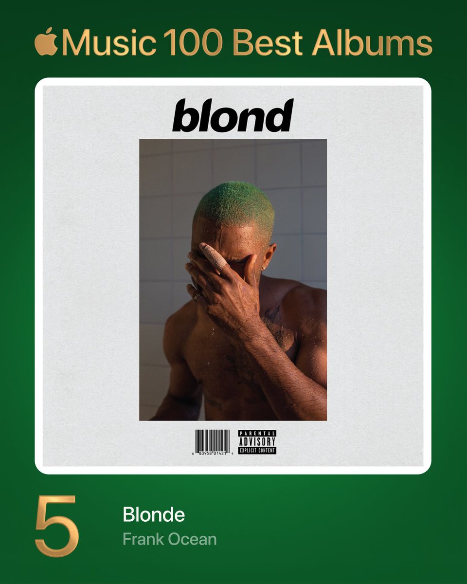 5. Blonde - Frank Ocean

#100BestAlbums