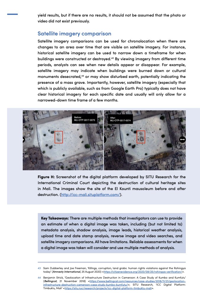 BenDoBrown's tweet image. Great to see the new 'Evaluating Digital Open Source Imagery: A Guide for Judges and Fact-Finders' out. Available in English, French, Spanish, Arabic and Ukrainian. You can find all versions here: trueproject.co.uk/osguide.