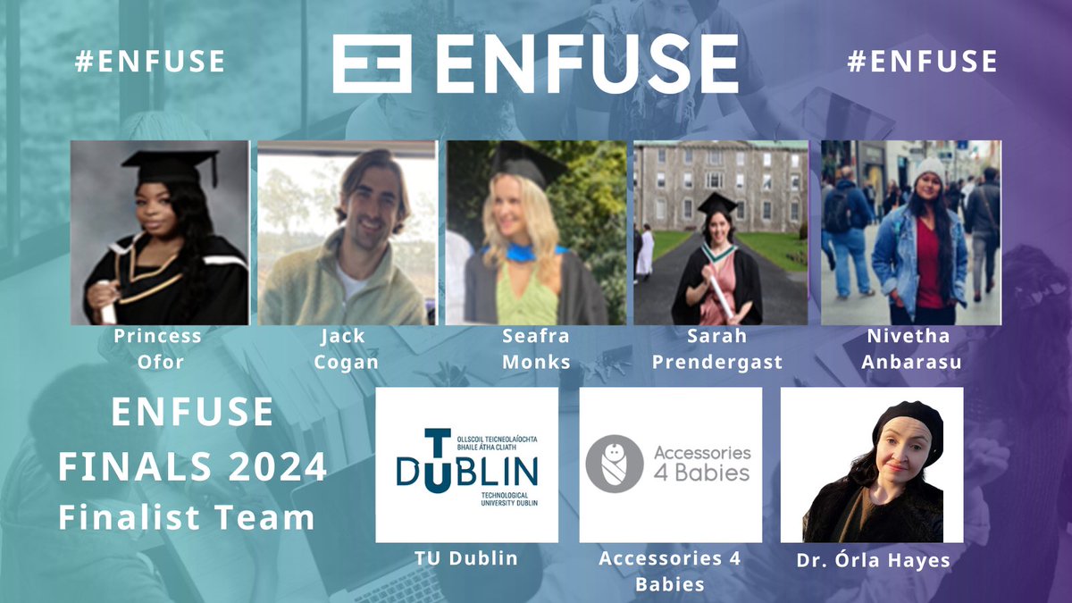 <a href="/RAREJewellery/">RAREJewelleryDesign</a> <a href="/tcdmicrocreds/">TCD Micro-credentials</a> <a href="/Trinity_News/">Trinity News</a> <a href="/TCDBusiness/">Trinity Business School</a> @TCDTangent <a href="/EconomistCFA/">Positive Economist</a> <a href="/SkillsDublin/">Dublin Regional Skills</a> <a href="/Dublin2024/">Dublin Regional Enterprise Plan to 2024</a> <a href="/DubCityCouncil/">Dublin City Council</a> Representing TU Dublin and their lecturer Dr. Órla Hayes, we have Princess Ofor, Jack Cogan, Seafra Monks, Sarah Prendergast and Nivetha Anbarasu, who worked with <a href="/acc4babies/">accessories4babies</a>