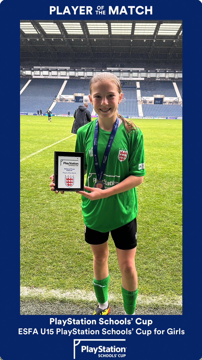 @southhunsleype <a href="/SportsSHS/">SHS || Sport</a> <a href="/WBA/">West Bromwich Albion</a> <a href="/PSSchoolsCup/">PlayStation Schools’ Cup</a> PLAYER OF THE MATCH 

<a href="/PSSchoolsCup/">PlayStation Schools’ Cup</a> 🏆