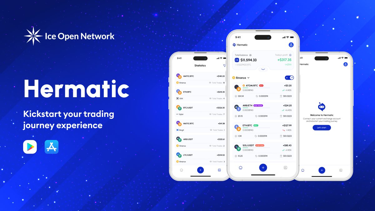 🌟 Community Update We are excited to announce the upcoming launch of the #Hermatic trading bot app as an integral part of the #ION ecosystem. ❓ What is Hermatic? Our team has been leveraging this sophisticated trading algorithm for the past four years, achieving a robust