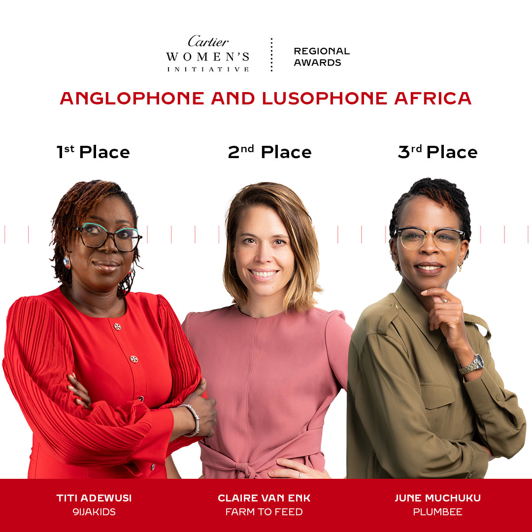 Celebrating #ForcesForGood from Anglophone and Lusophone Africa! Congratulations to Titi of @9ijakids, June and Claire! #CWI24