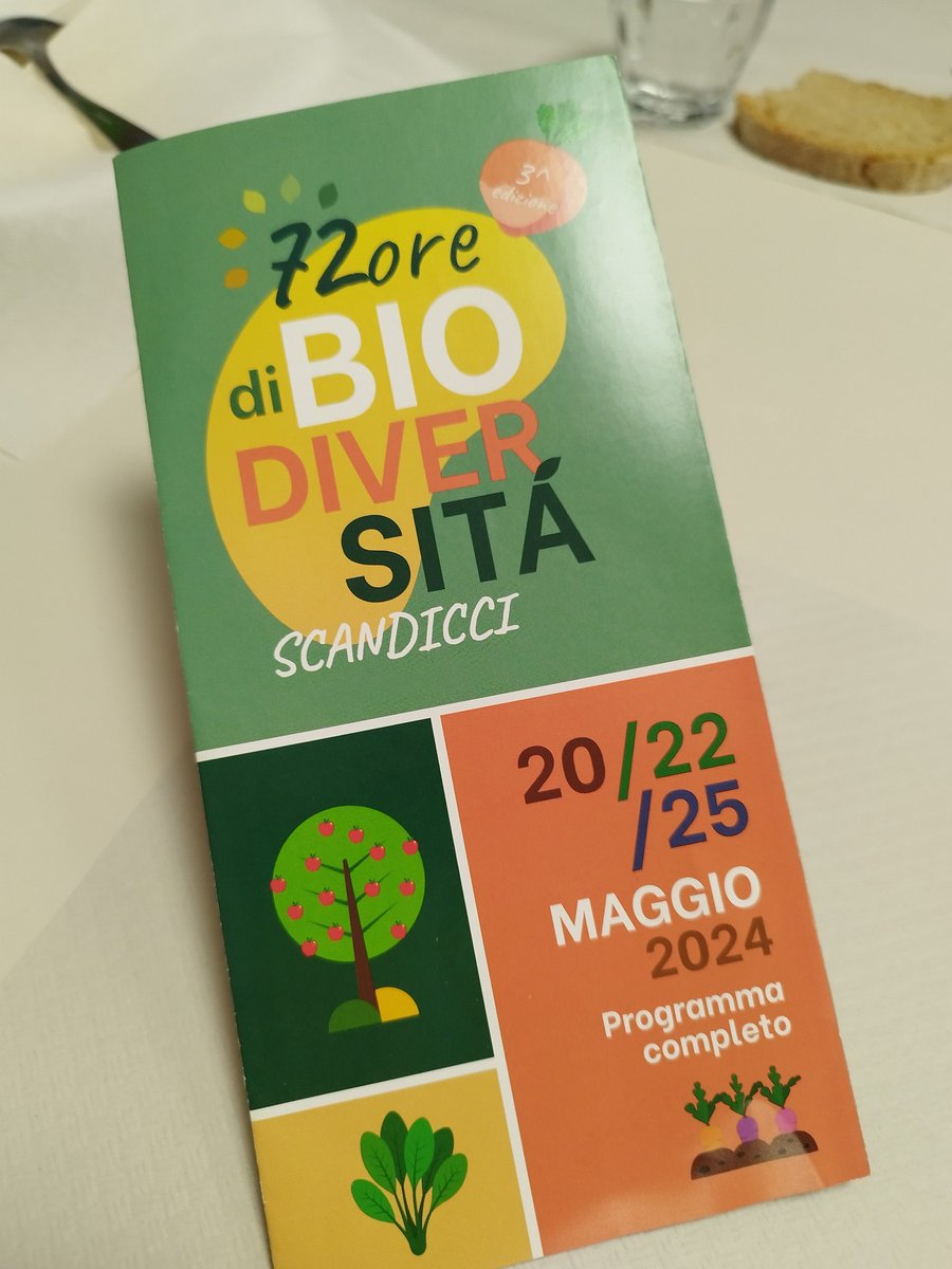 International #biodiversity day menu @comunescandicci #school cantines prepared by @cirfood. 3012 servings of #rice dynamic population from @LiveSeeding #livinglab