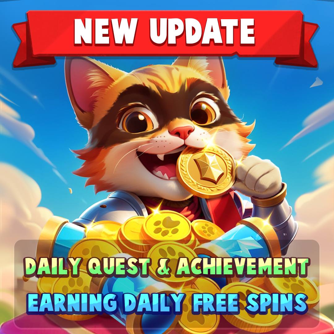 [UPDATE] DAILY QUEST &amp; ACHIEVEMENT 👏

🎮 Experience new version: t.me/CoinCryptoGame…

🥳 CoinCrypto is excited to announce the new version release, featuring significant updates that enable users to earn more spins and coins 🚀

⭐️ In this update, CoinCrypto introduces the