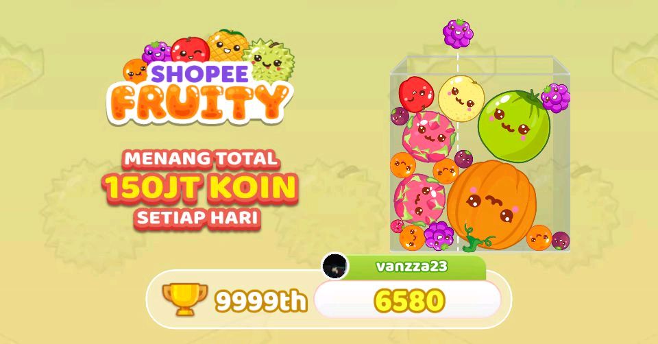 Kok, bikin Durian aja ga bisa? Coba main &amp; menang 150JT di Shopee Fruity! shp.ee/boac6vqmhkw