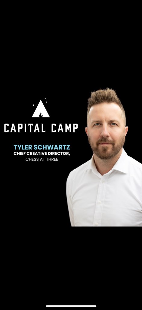 Today is the day! I’ll be leading a discussion at <a href="/CapitalCamp/">Capital Camp</a>: Storytelling + Gameplay = An Educational Revolution. Fun will be had <a href="/BrentBeshore/">Brent Beshore</a> <a href="/patrick_oshag/">Patrick OShaughnessy</a> <a href="/storytimechess/">Story Time Chess</a> <a href="/Chessat3/">Chess at Three</a>