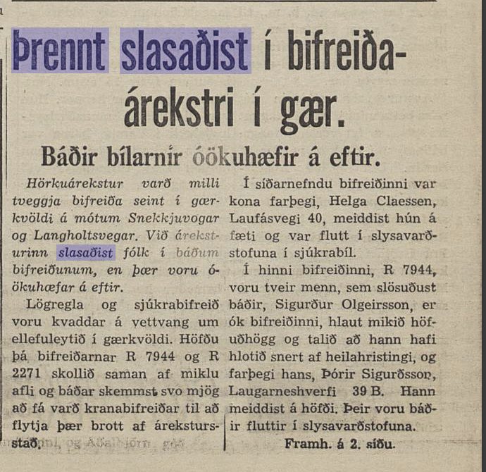 Mér finnst þetta einmitt dæmi um fallega málfarsnotkun og skemmtilega. Sé þetta dæmi um kynhlutlausa þróun íslenskrar tungu hefur sú þróun staðið mjög lengi. Hér er t.d. frétt frá 1959.