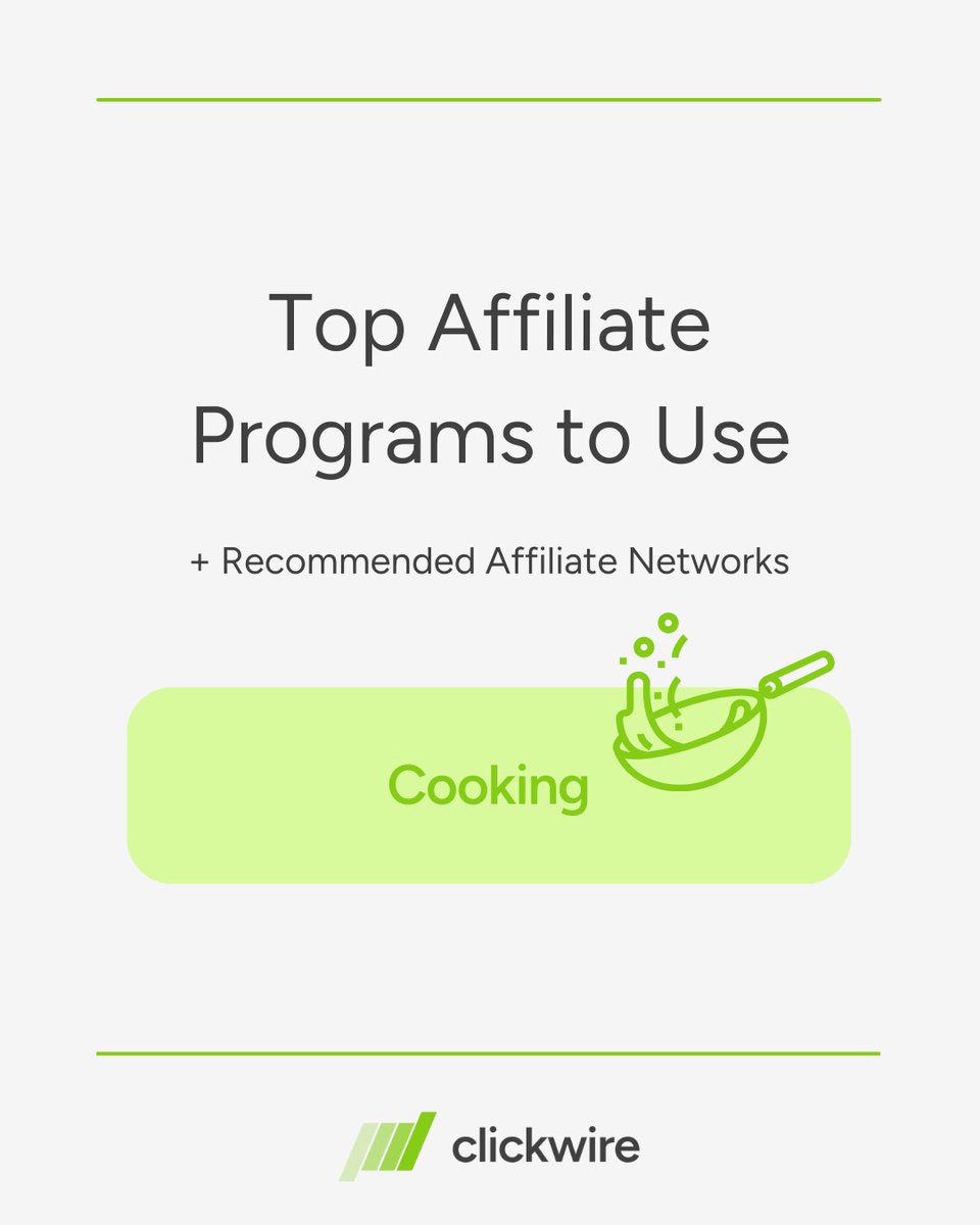 Clickwire_io's tweet photo. Unlock the flavors of success with our exclusive guide to the top 10 cooking affiliate programs of 2024! 😋🧑‍🍳

Read the full article on our blog:
👉 https://t.co/20Fn6X2Nt4

#cooking #cookingaffiliateprograms #hellofresh #hellofreshcooking #ButcherBoxMeats #SnakeRiverFarms https://t.co/W5aPLLs9dp