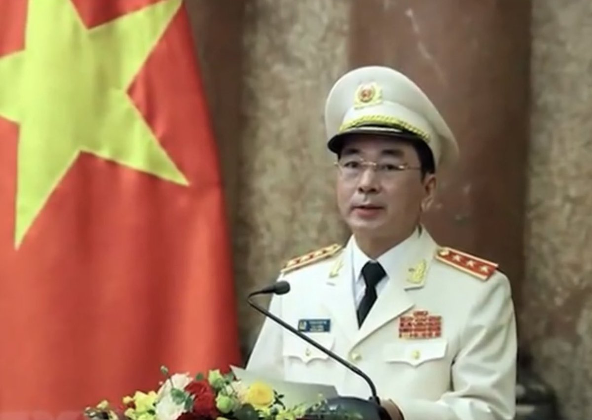 Mừng bộ trưởng bộ công an Thượng tướng Trần Quốc Tỏ🎉