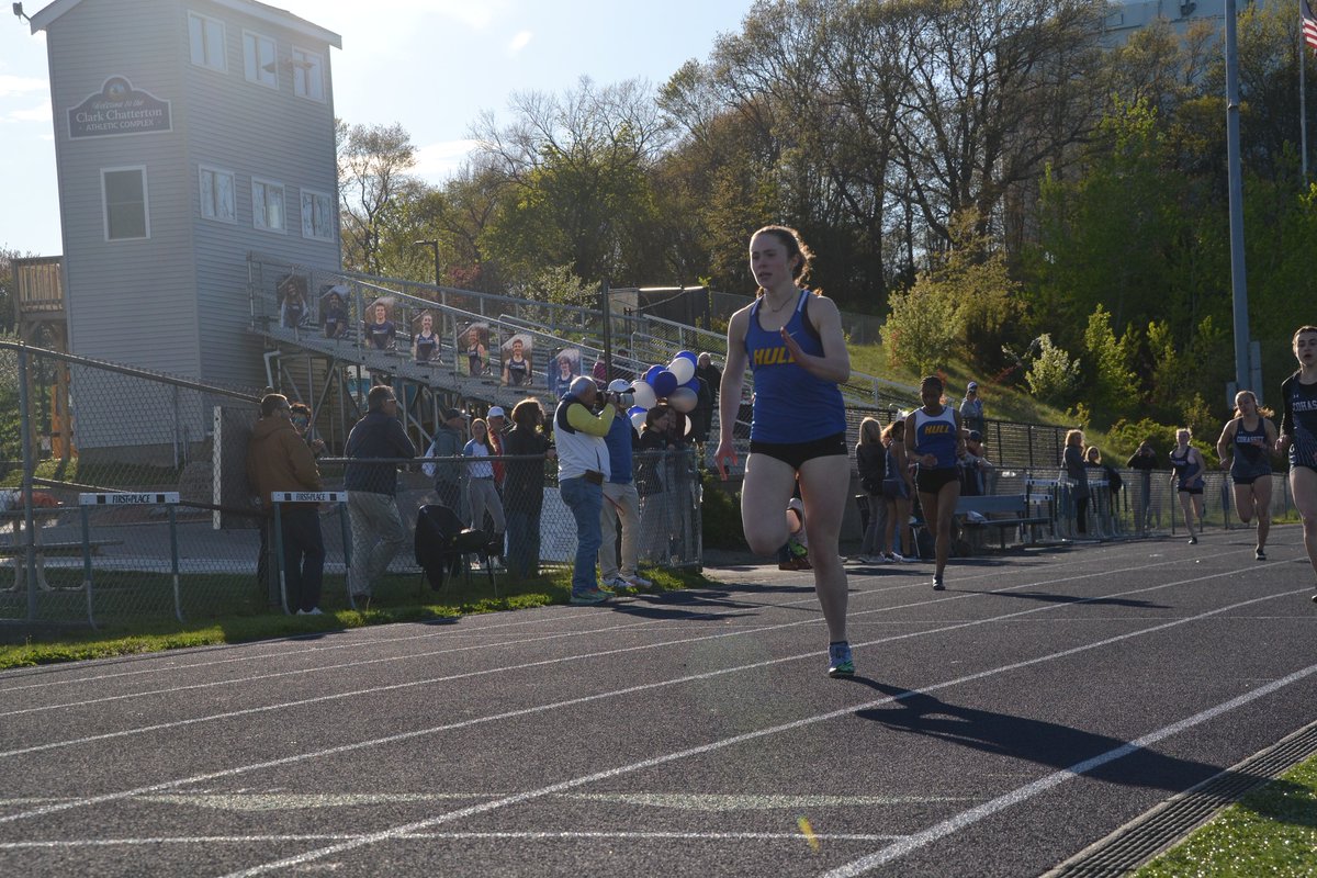 Congratulations to Hull Track and Field ALL STARS!  and a HUGE congratulations to Veronica Fleming who was nominated MVP of the South Shore League Tobin division!!!  
ALL Stars:  Elsie Harper and Veronica Fleming
                        Christopher Resnick and Lawrence Bodley