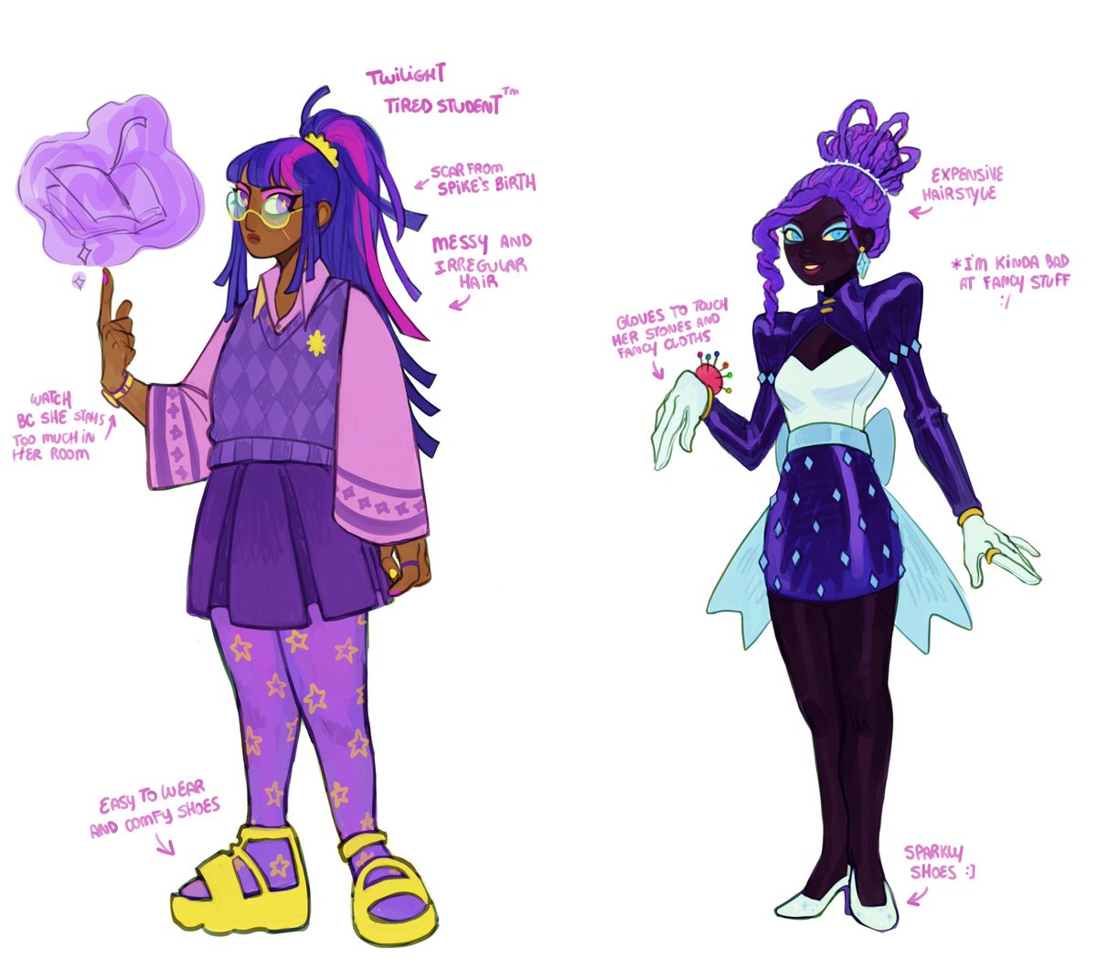 #mylittlepony redesigns are ready :] had a lot of fun
#art