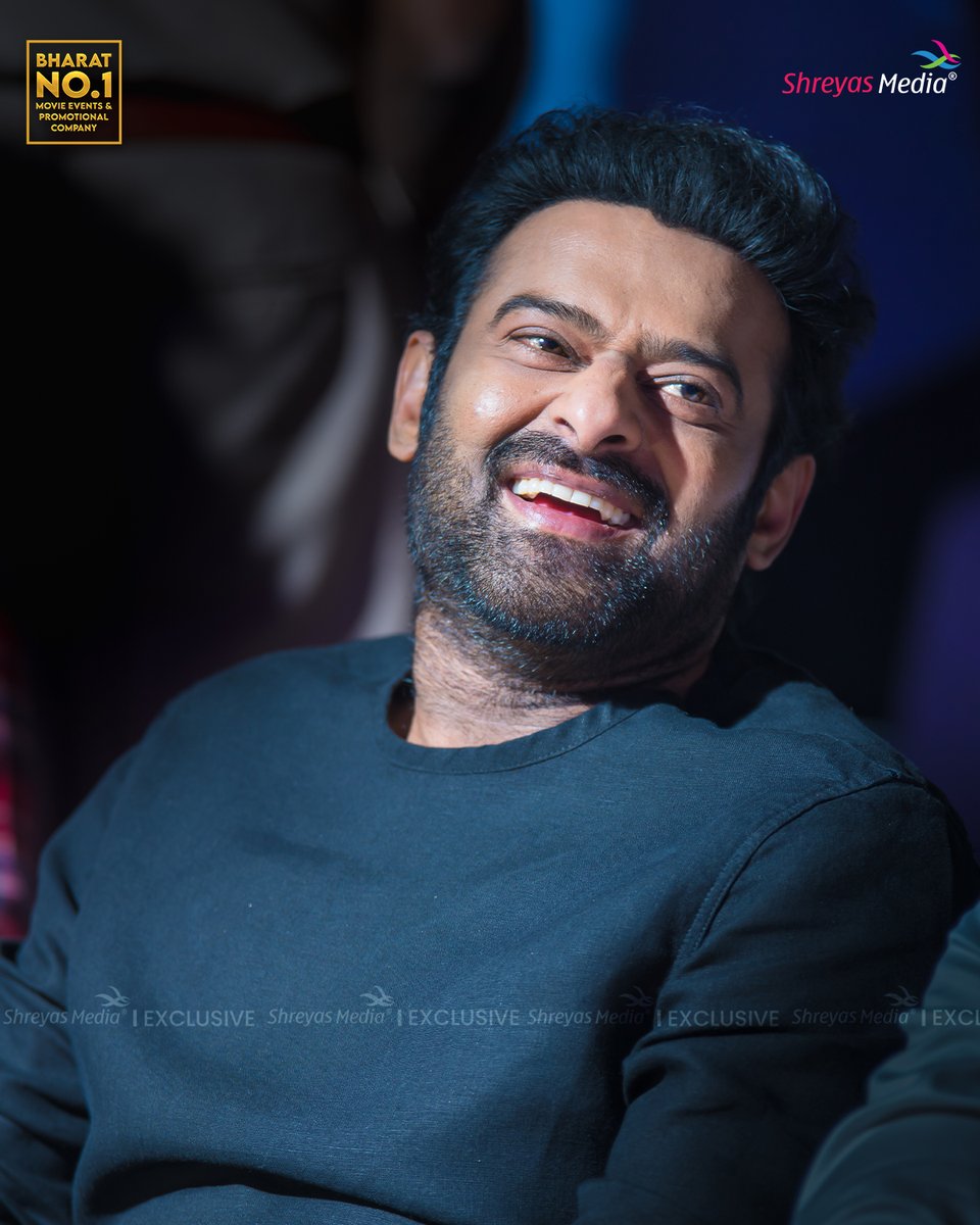 His smile evokes unparalleled memories, as we all experienced and celebrated the rebel fever at the #RadheShyam Grand Pre-Release Event. 🤩🔥 Darlings, recalling the love you showed us...❤️‍🔥 #Prabhas #RadheShyamPreReleaseEvent #Kalki2898AD #Bujji #Bhairava #ShreyasMedia