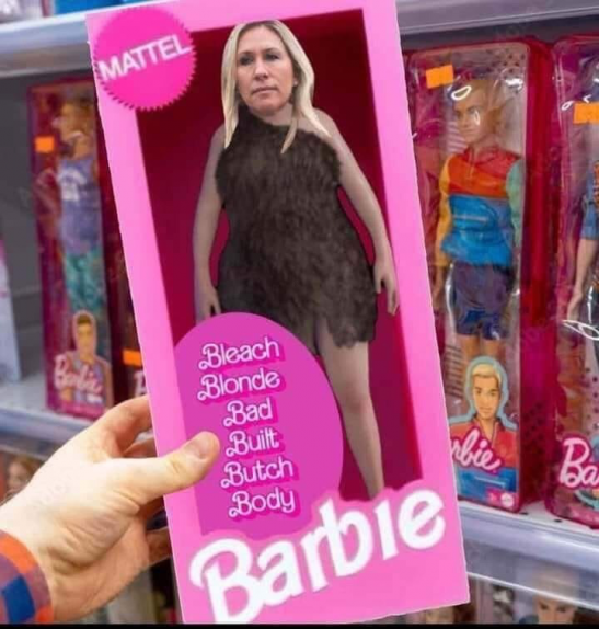 Usually I am a strong believer in having dolls of all different kinds for girls & boys to play with but in this case?
Not only will I never buy but think it should be recalled -at once
#VoteOutAllGOP
cc: @RepMTG
#bleachblondebigbuiltbutchbody