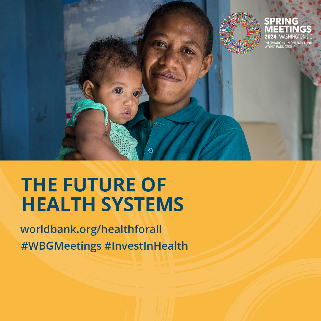 How can we ensure health care for everyone, everywhere?

Our #WBGMeetings event 'Transforming Challenge into Action: Expanding Health Coverage for All' takes on this challenge. #InvestInHealth #HealthForAll

Watch the replay: wrld.bg/CoG850R6qu7