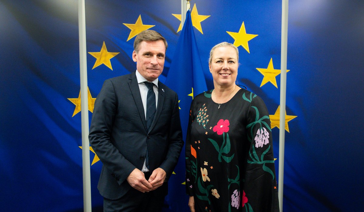 Great to reconnect with Commissioner @JuttaUrpilainen.

Discussed:
➡️The Samoa Agreement, urging swift implementation of #CivilSociety provisions & the upcoming Summit of the Future;
➡️The #EESC's role in structural & meaningful civil society engagement in #SDGs implementation.🤝