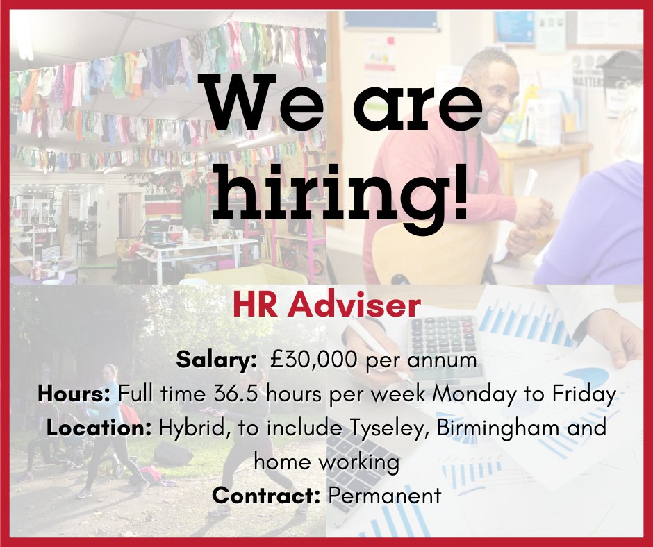 📢 New #job role! We’re hiring a generalist HR Adviser. 📑 This exciting new role covers a wide range of HR areas from employee relations to HR policies and processes. ⏰ Apply by midnight on Monday 3rd June - bit.ly/3ypPKv0