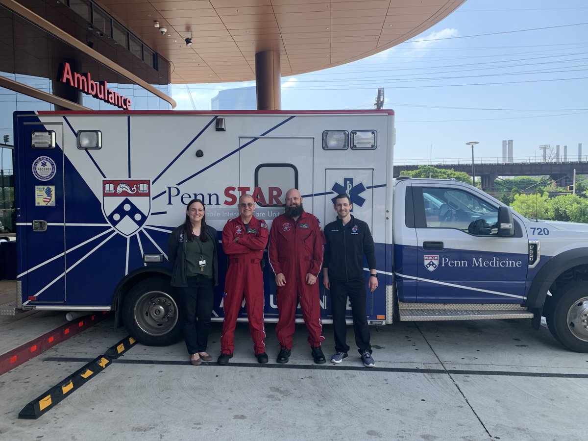 In honor of #NationalEMSWeek and #AmericanStrokeMonth, PennSTAR SCT Ground Transportation partnered with @PennNeurology’s stroke team to host a stroke center education outreach mini-event outside of HUP’s ED to raise awareness about stroke prevention and early intervention.
