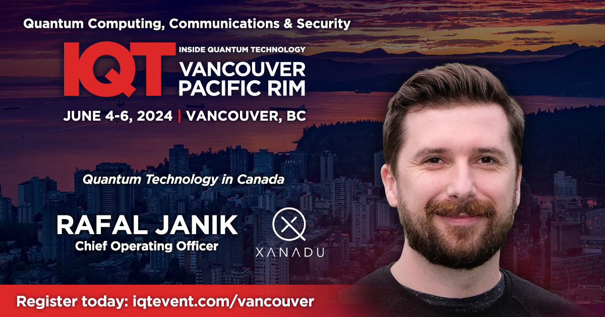 We are looking forward to IQT Vancouver hosted by @IQTqubits Don't miss @rafjanik speaking on the Quantum Technology in Canada panel Learn more 👇 iqtevent.com/vancouver/