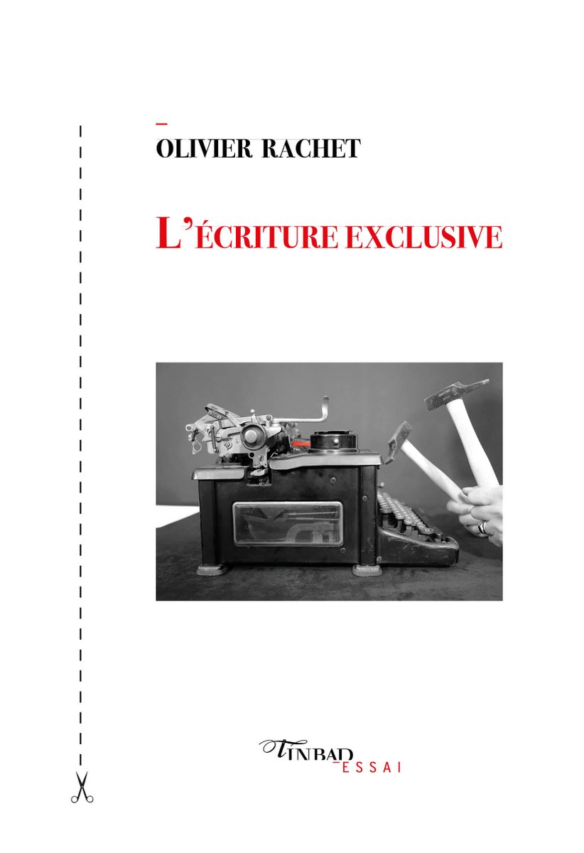 CahiersdeTinbad's tweet photo. Le dossier de presse de "L'écriture exclusive" de @olrach333 : https://t.co/Ii1bCGW9Yf https://t.co/KPVYPXUmCf