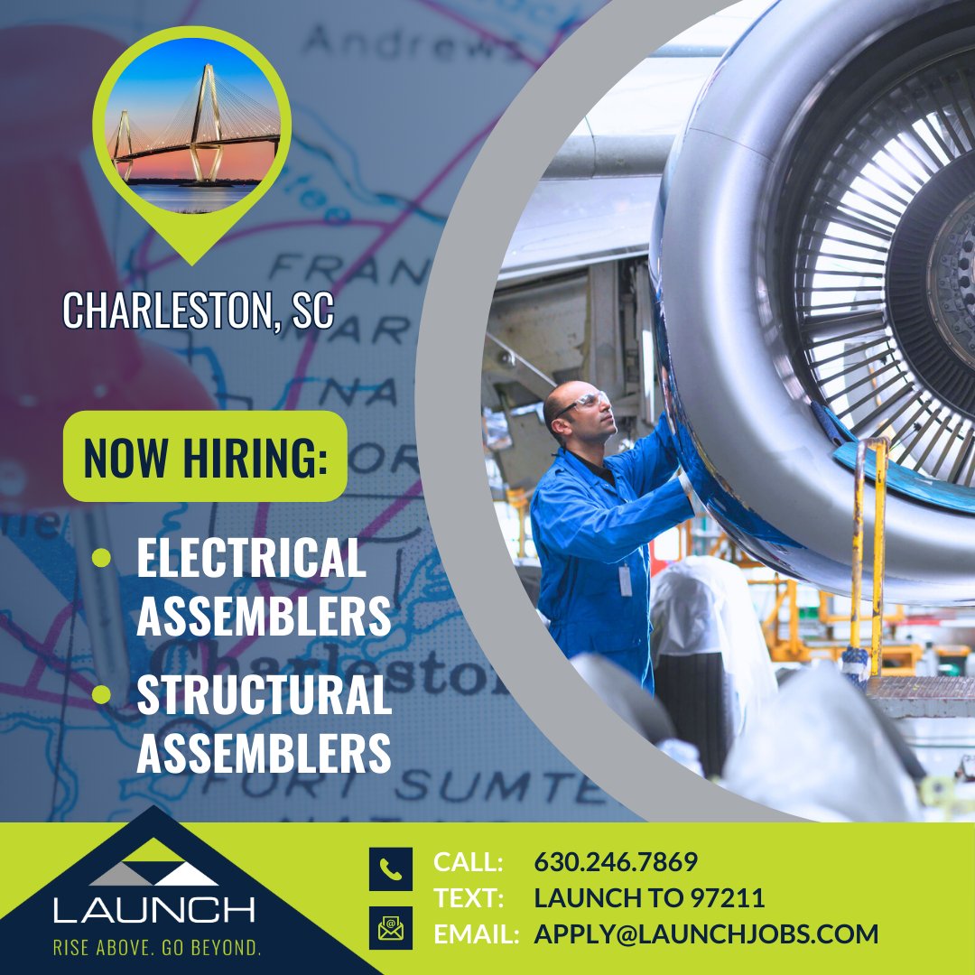 APPLY FROM OUR WEBSITE:
launchtws.com/jobs/?category…

#GoWithLAUNCH #weleadwepartnerwecare #structures #mechanics #technician #manufacture #machinist #assembly #welder #cnc #production #composites