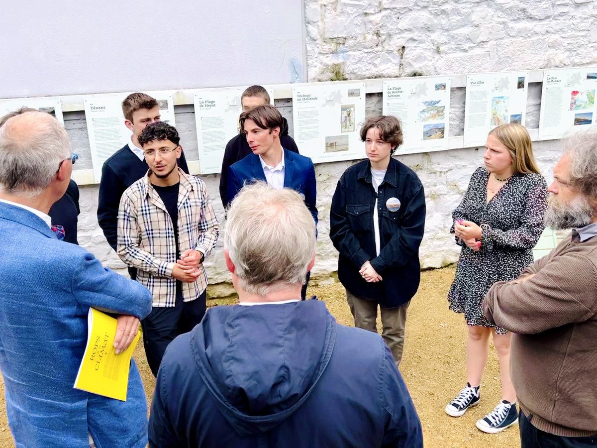 Vernissage de l’exposition 'Rops et le climat'. L’art est un levier essentiel pour interpeller les consciences et réinventer des manières de vivre ensemble. En rassemblant des artistes et des jeunes autour de cette thématique, le musée Rops nous en montre un exemple inspirant.