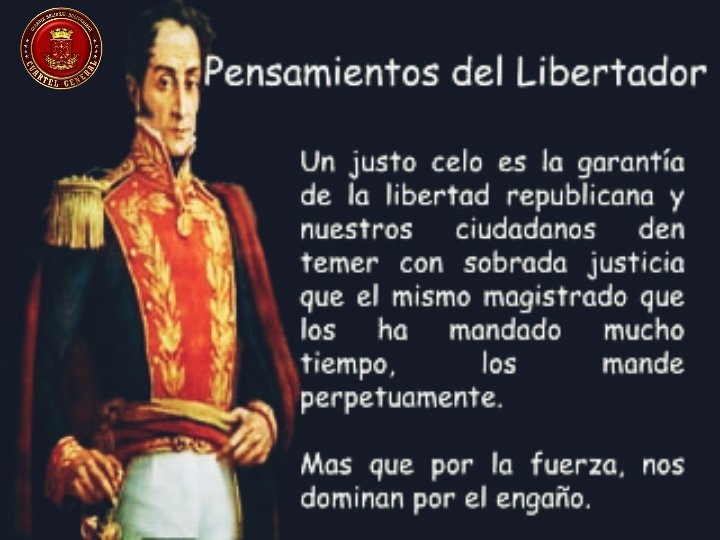 #22May || Buenos Días 🌄 "Pensamiento del Libertador Simón Bolívar".