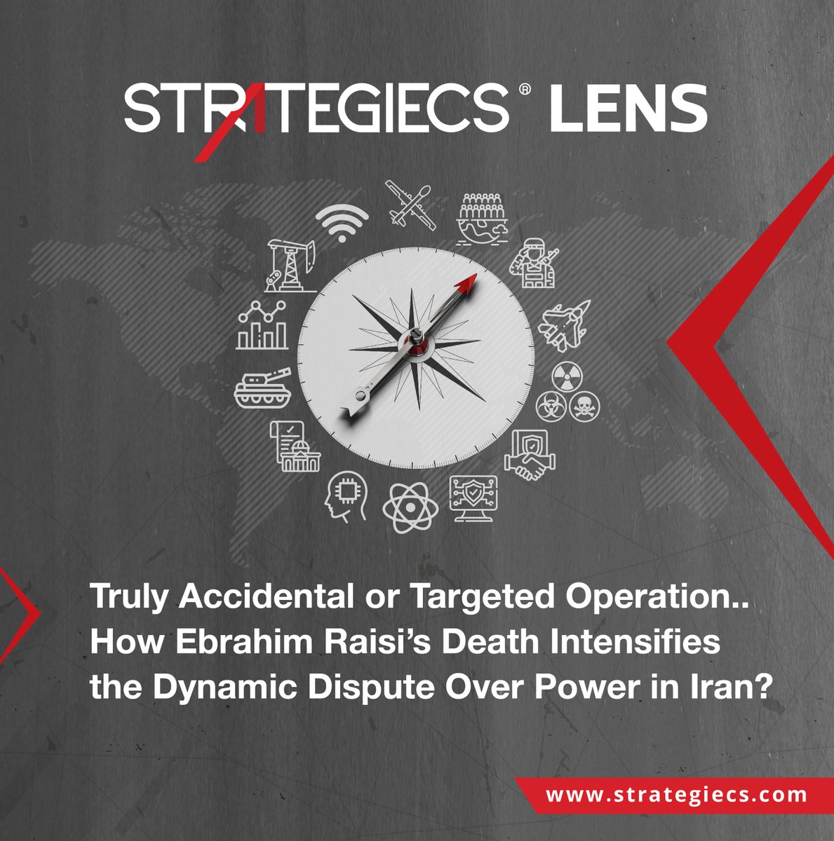 strategiecs's tweet photo. The death of the Irani president #EbrahimRaisi and the foreign minister Hossein Amir Abdollahian puts pressure on Irani regime in a time of economic crisis and geopolitical tensions caused by the war on #Gaza.
#ستراتيجيكس
#STRATEGIECS
https://t.co/sImPN3OTHc https://t.co/ZQJmHBdCHh